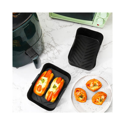 For Ninja AF180 Air Fryer 9Pcs / Set Accessories Cake Plate Silicone Tray Grill Rack Cupcake Mold Kit (BPA Free, FDA Certified)