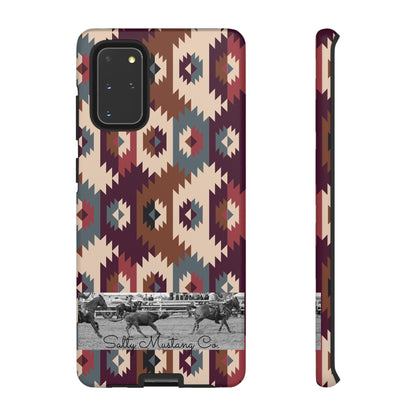 Southwest Pattern Team Roper Band Samsung Tough Cases