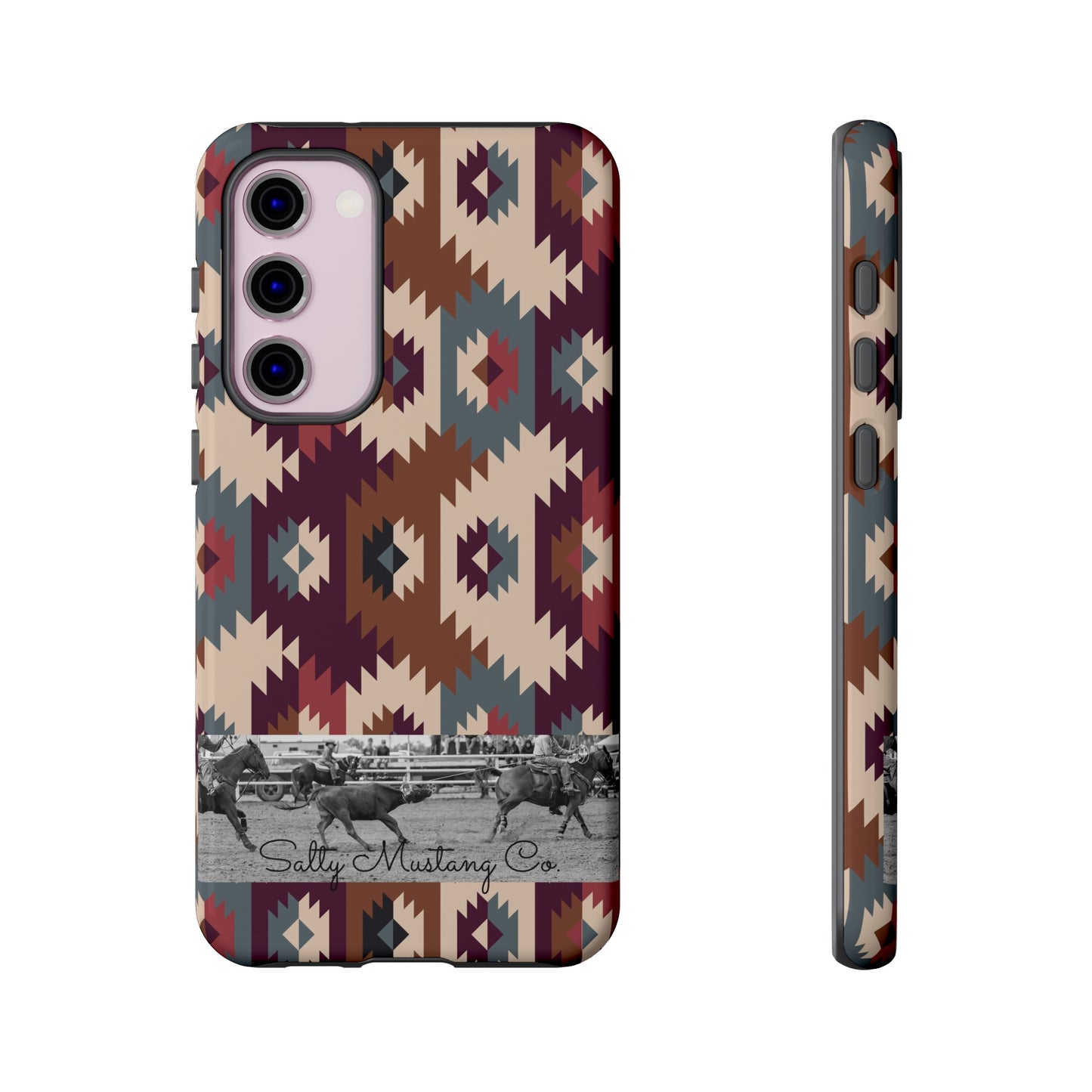 Southwest Pattern Team Roper Band Samsung Tough Cases