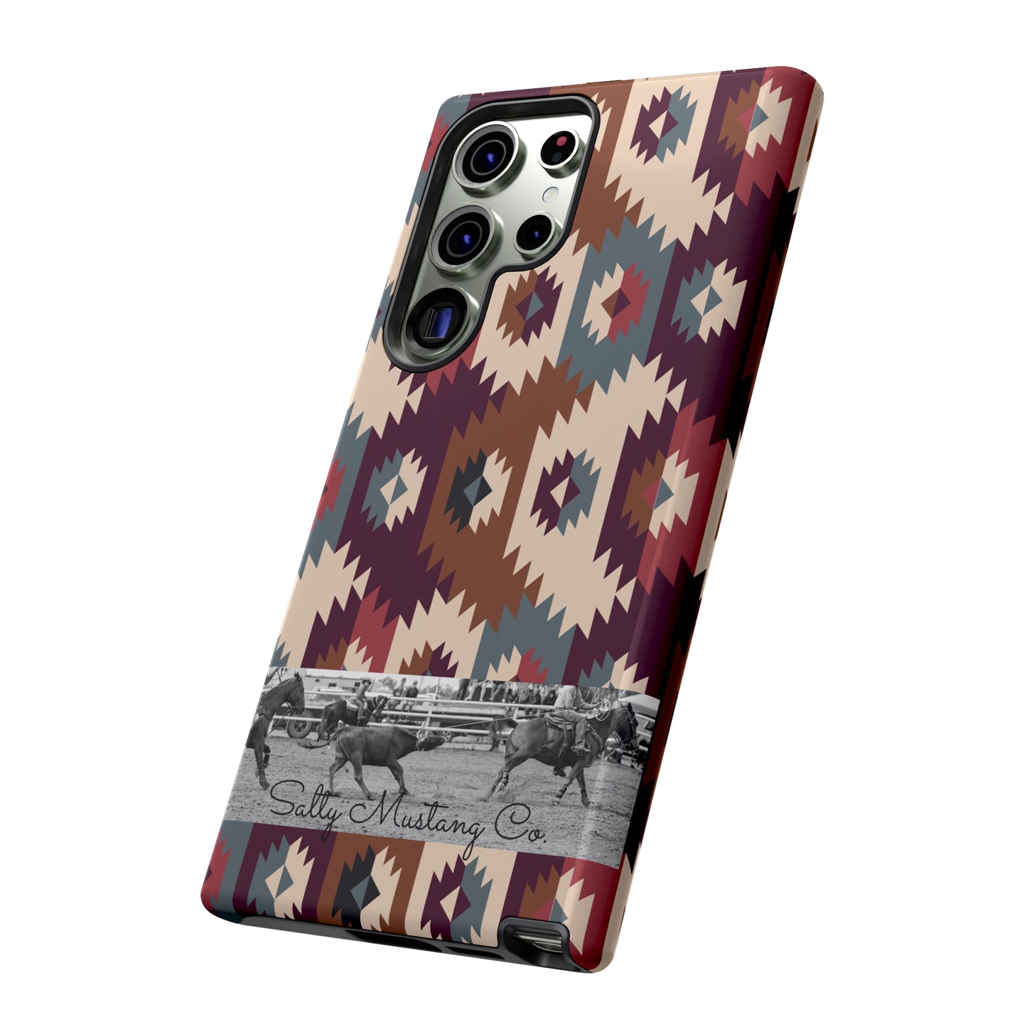 Southwest Pattern Team Roper Band Samsung Tough Cases