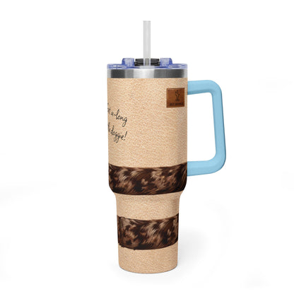 Andouille Wrap Get A-Long Little Doggie Vacuum Thermal Tumbler, 40oz