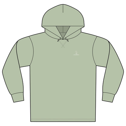 Branded Celtic Cowgirl Unisex Mineral Dye Organic Cotton Hoodie Tee
