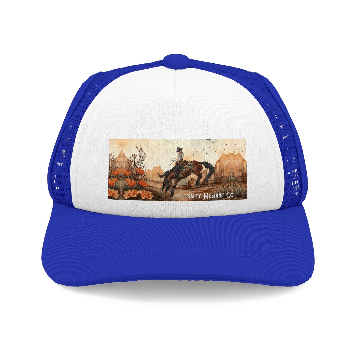 Canyon Flower Dog Foam Trucker Hat