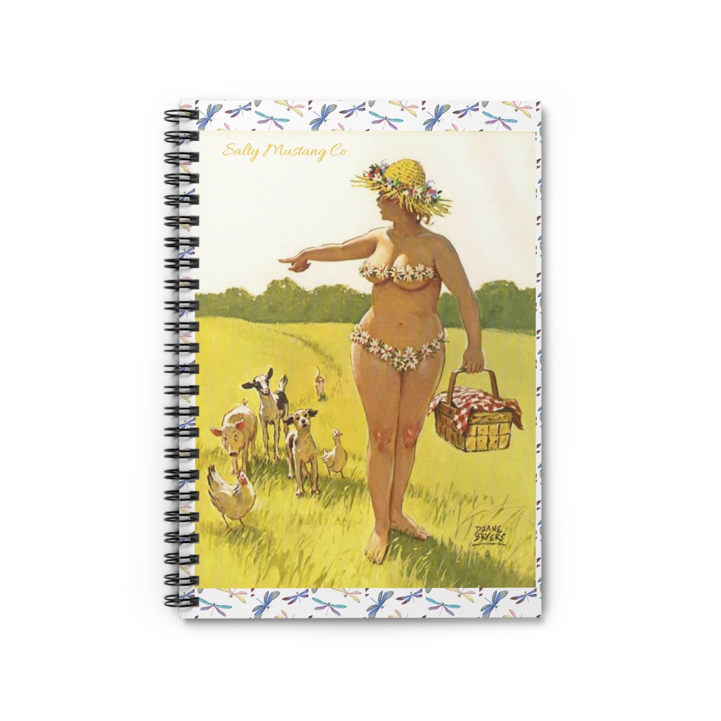 Get On Back To The House "Hilda" Spiral Notebook - Ruled Line