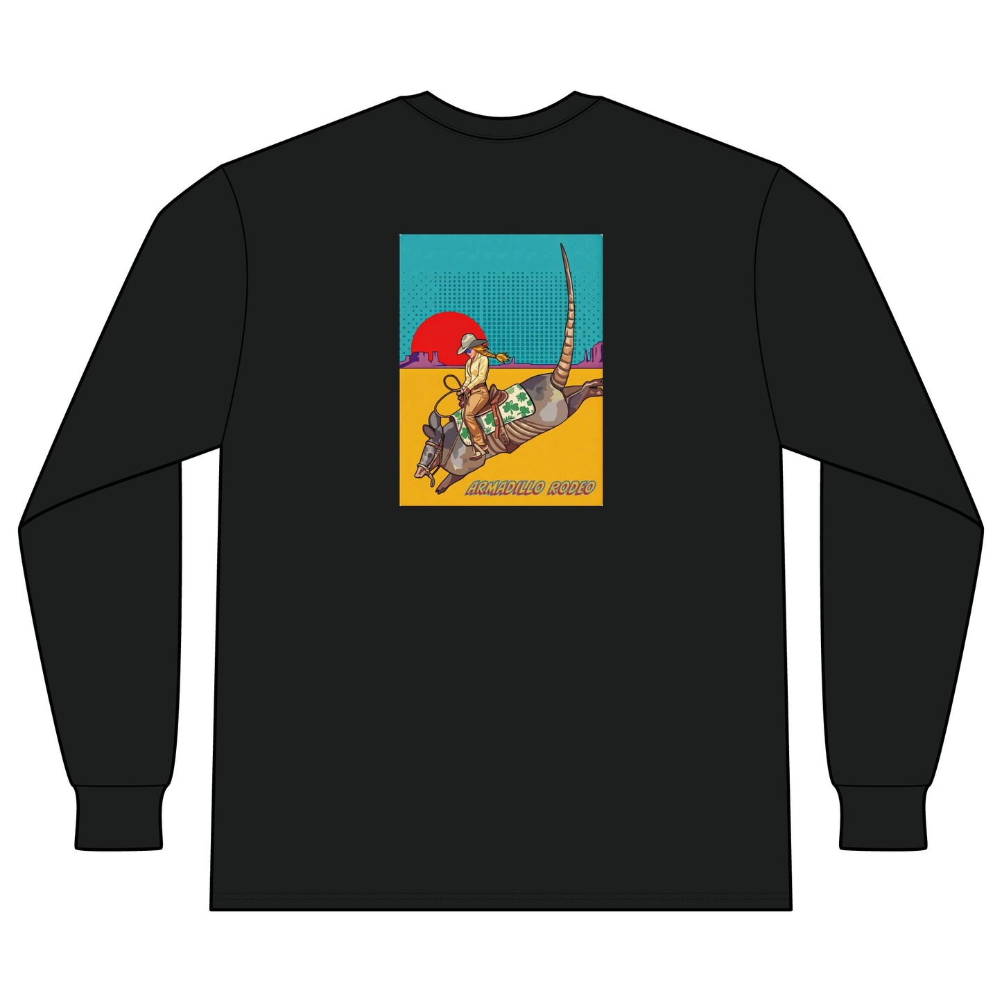 Armadillo Comic Unisex Long Sleeve Organic Cotton Tee