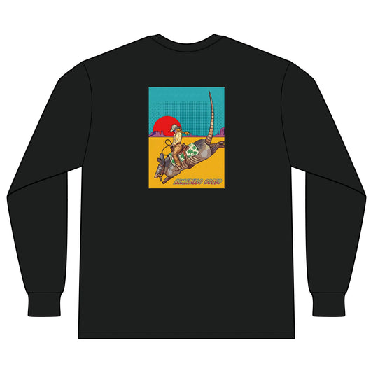 Armadillo Comic Unisex Long Sleeve Organic Cotton Tee