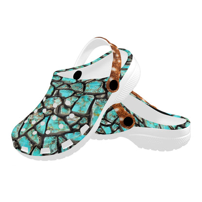 Kingsman Turqoise Fawn Salty Clogs