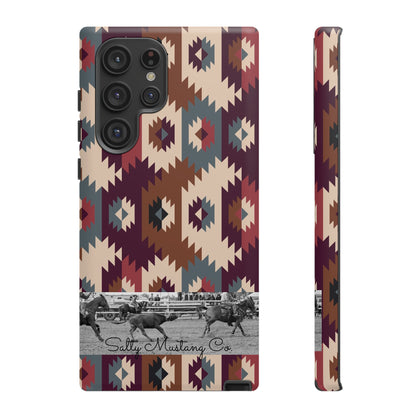 Southwest Pattern Team Roper Band Samsung Tough Cases