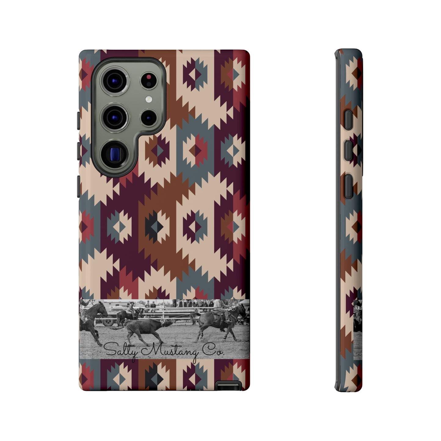 Southwest Pattern Team Roper Band Samsung Tough Cases