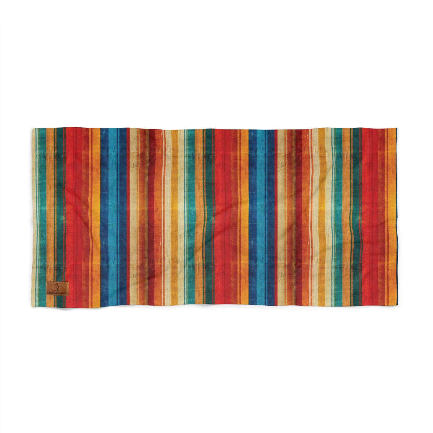 Rustic Serape Beach Towel
