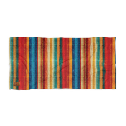 Rustic Serape Beach Towel