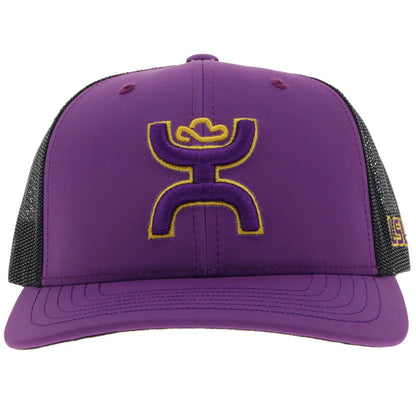 HOOey Louisiana State University "LSU" ( Purple/Black) - Trucker Cap