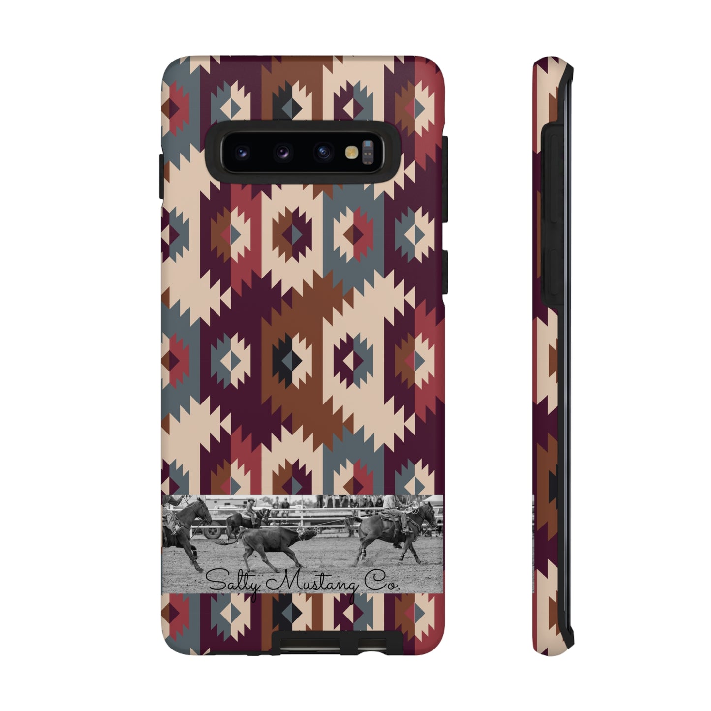 Southwest Pattern Team Roper Band Samsung Tough Cases