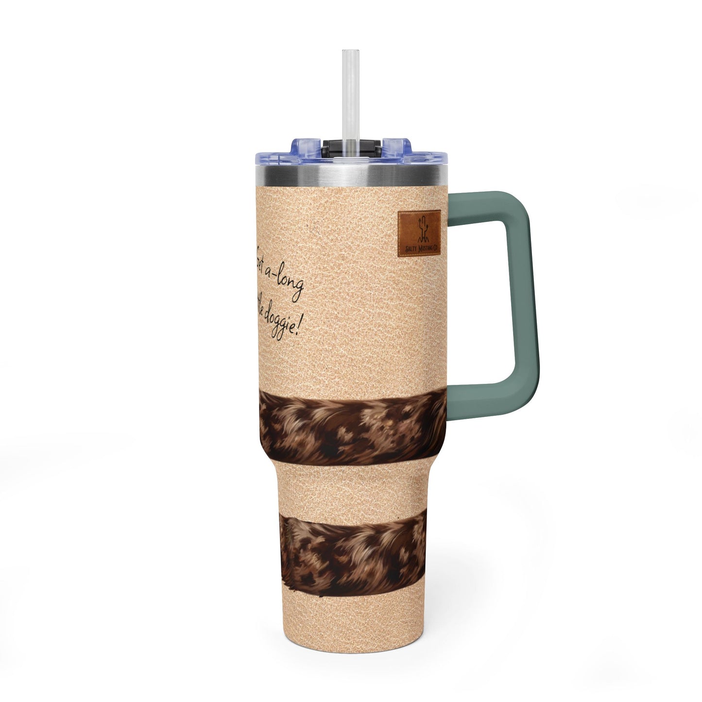 Andouille Wrap Get A-Long Little Doggie Vacuum Thermal Tumbler, 40oz
