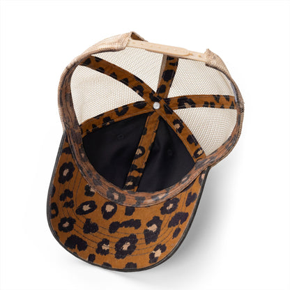 Women's Washed Mesh-Back Cap Embroidered Brand