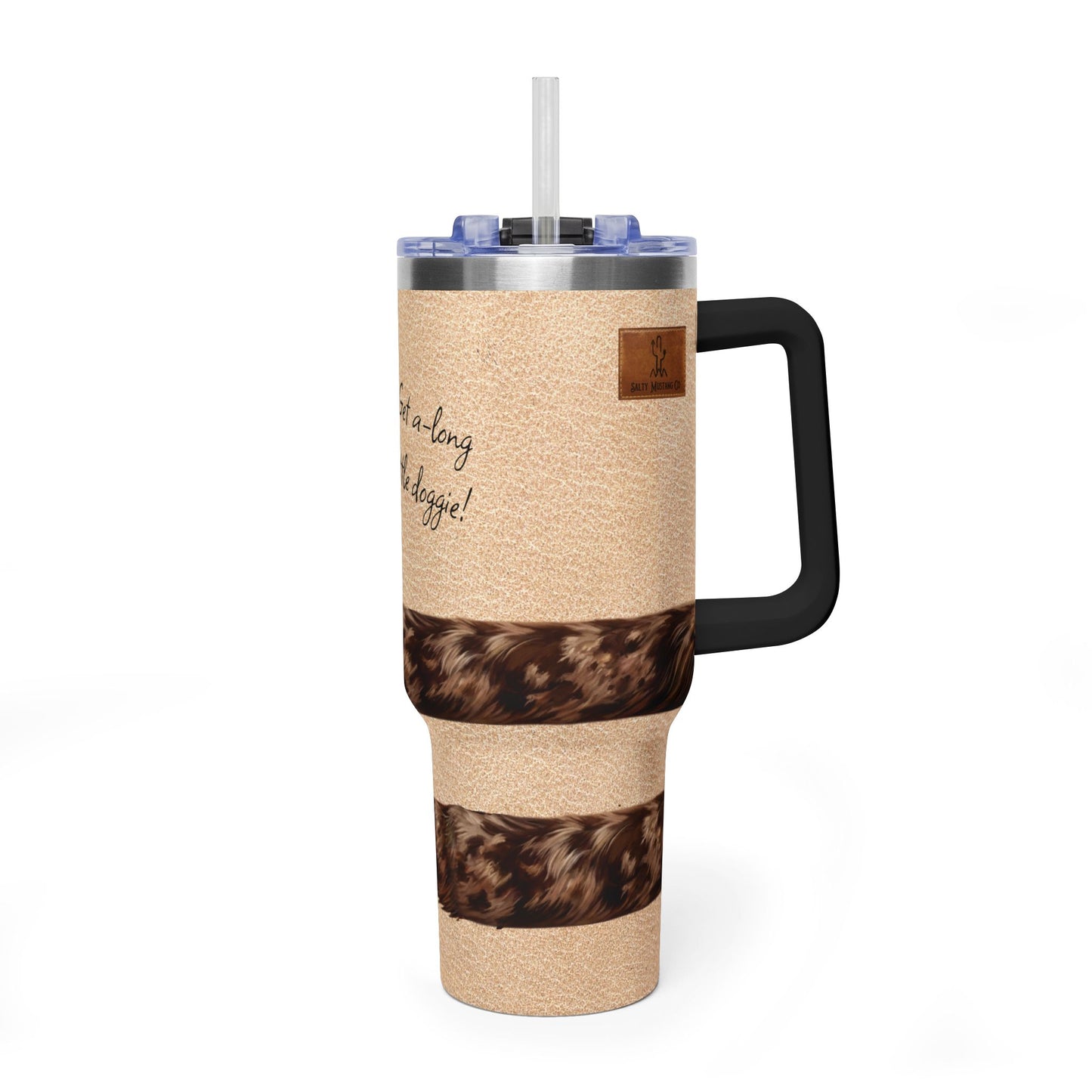 Andouille Wrap Get A-Long Little Doggie Vacuum Thermal Tumbler, 40oz