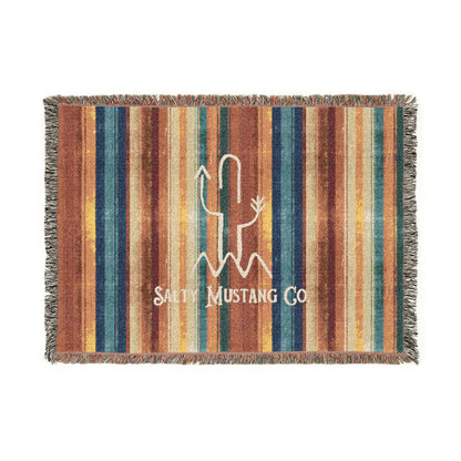 SMC Branded Rustic Serape Woven Blanket