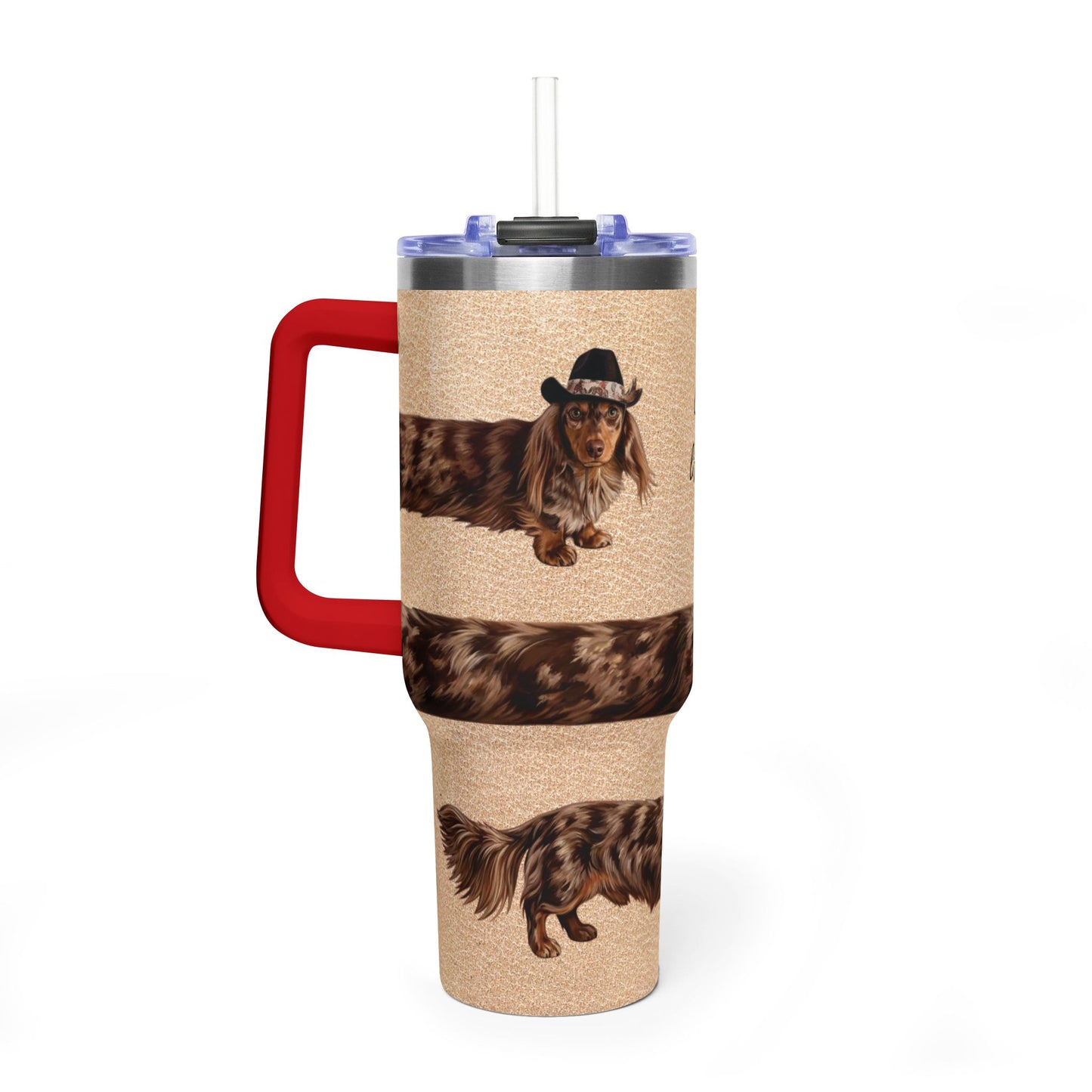 Andouille Wrap Get A-Long Little Doggie Vacuum Thermal Tumbler, 40oz