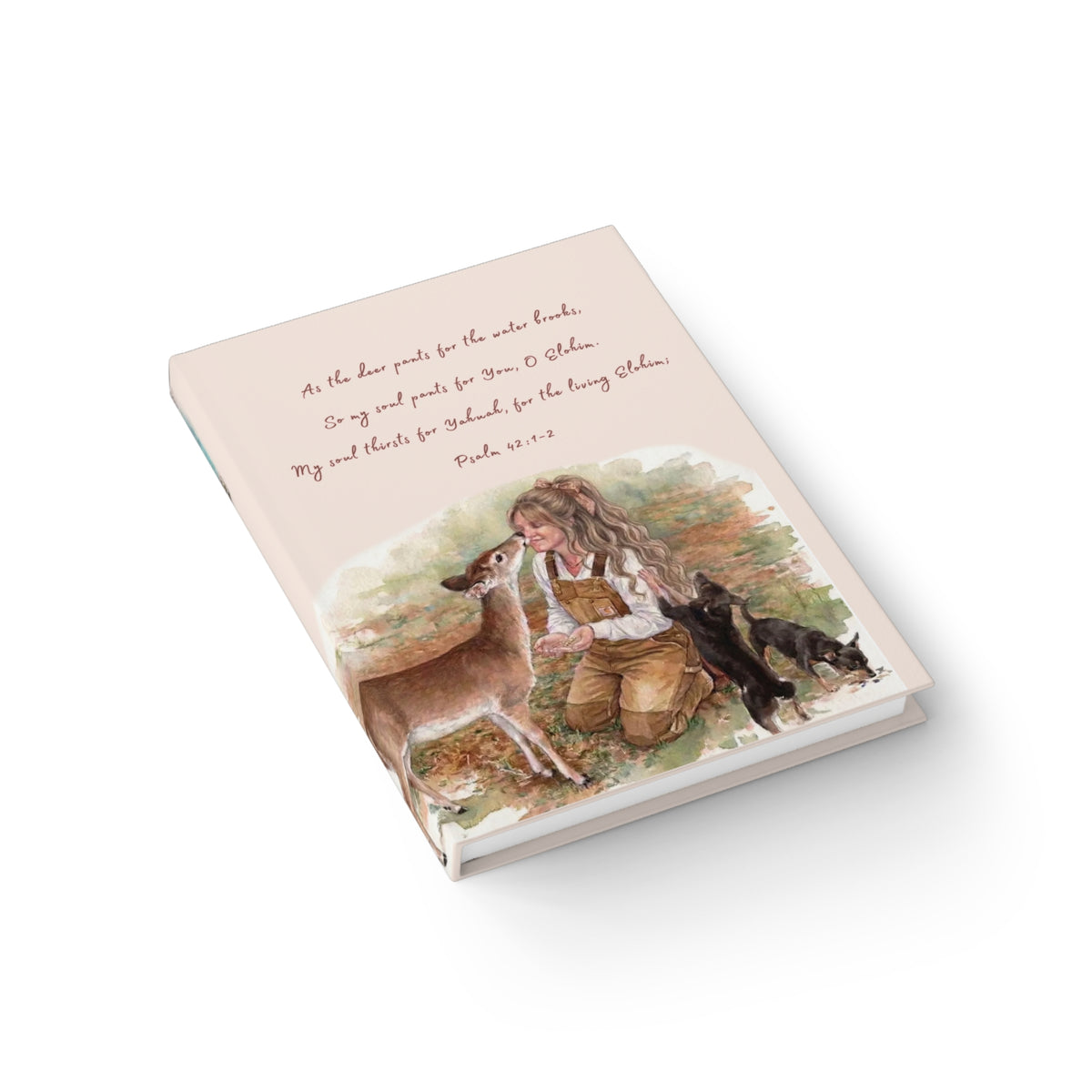 As The Deer Pants For The Water Journal - Ruled Line