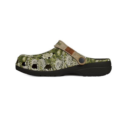 Dublin, Texas Green Lace Salty Clogs (Adult)