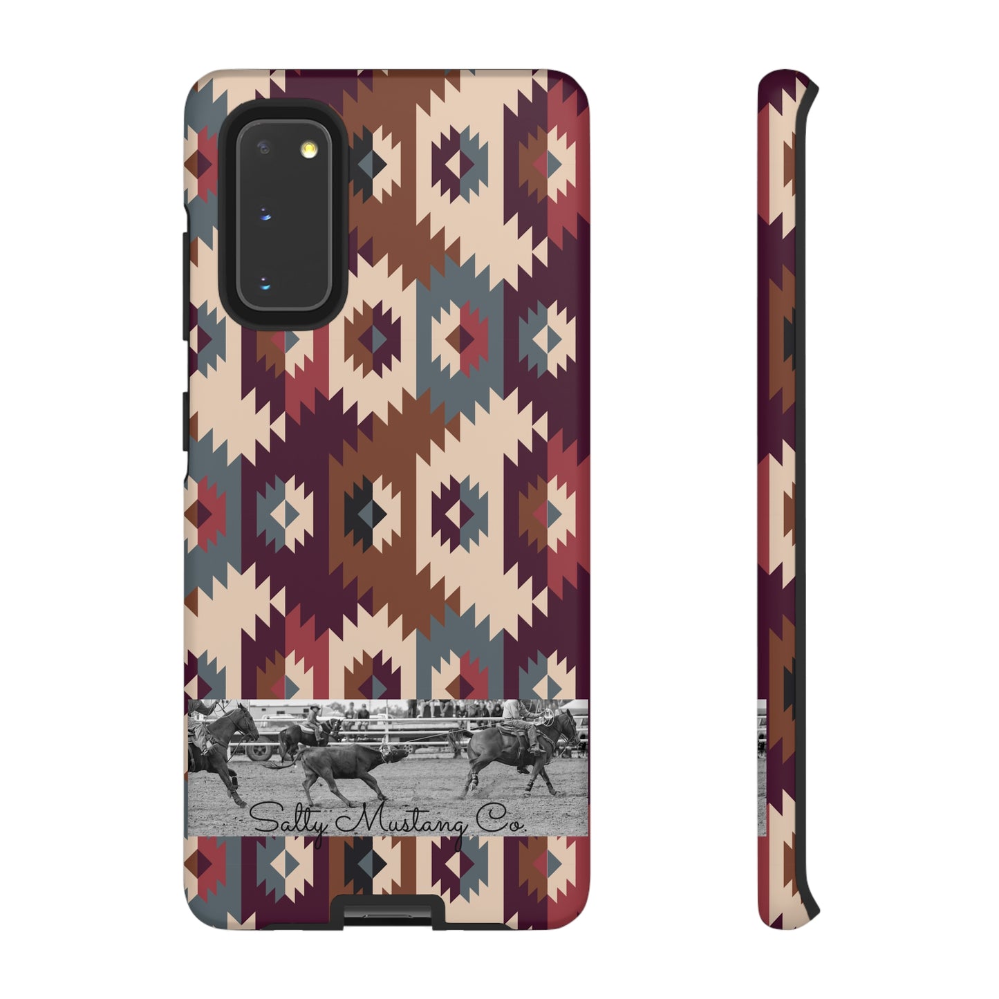 Southwest Pattern Team Roper Band Samsung Tough Cases