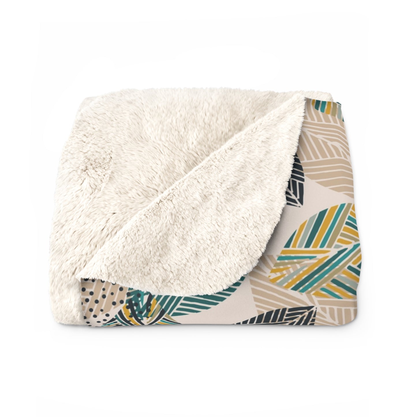 Cool lit Leaves Sherpa Fleece Blanket