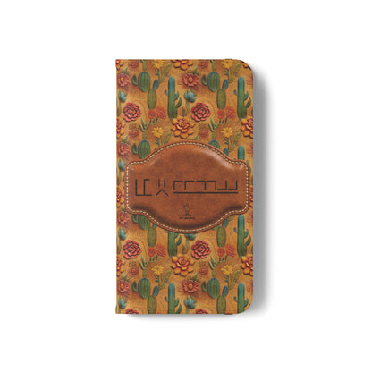 Customizable Mustang Brand Wallet Flip Phone Case (iPhone and Samsung)