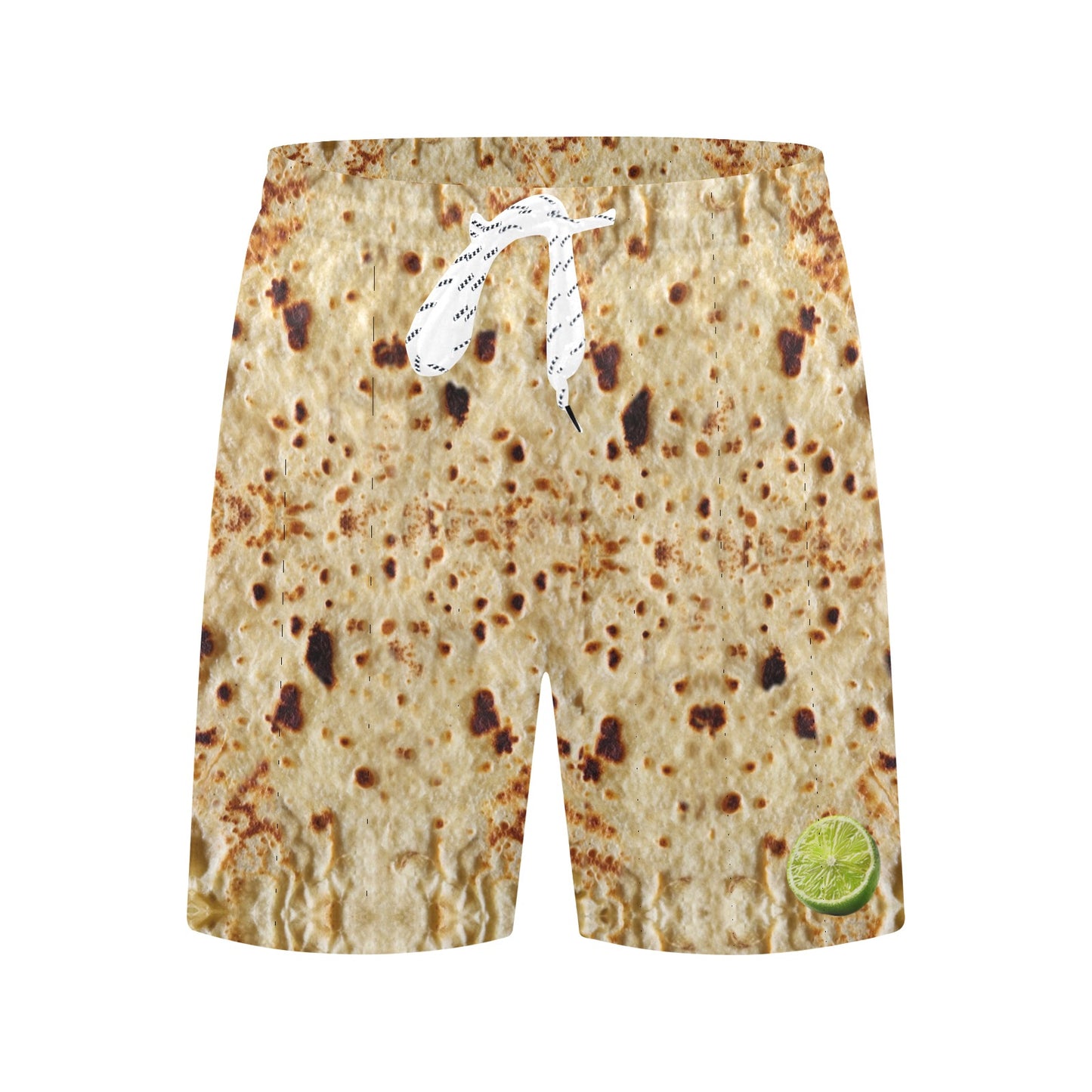Tortilla & Lime Mid-Length Beach Shorts