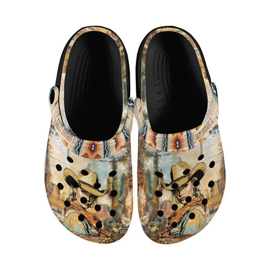 Pretty & Punchy Salty Clogs (Adult:Black)