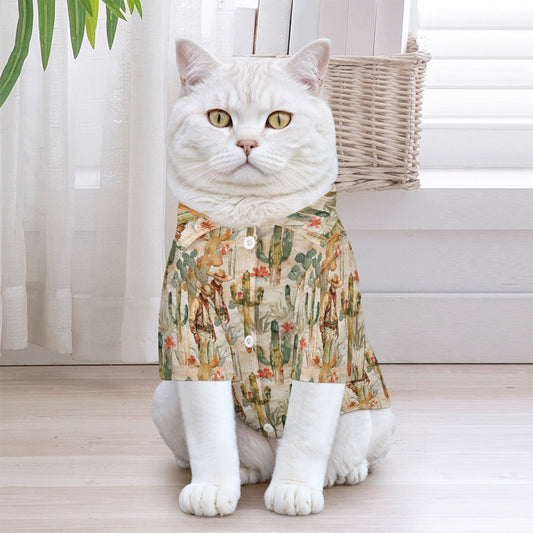 Brewster County Cowboy Button Down Pet shirt