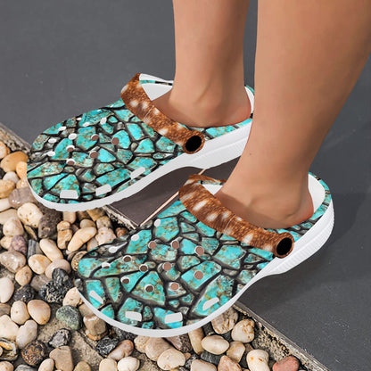 Kingsman Turqoise Fawn Salty Clogs