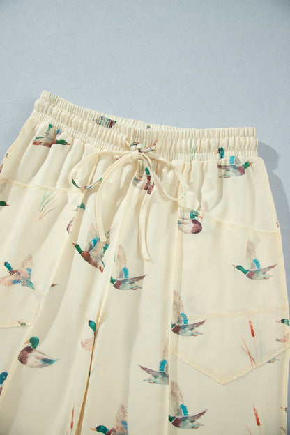 Mallard Duck Short Sleeve Top & Pants Set