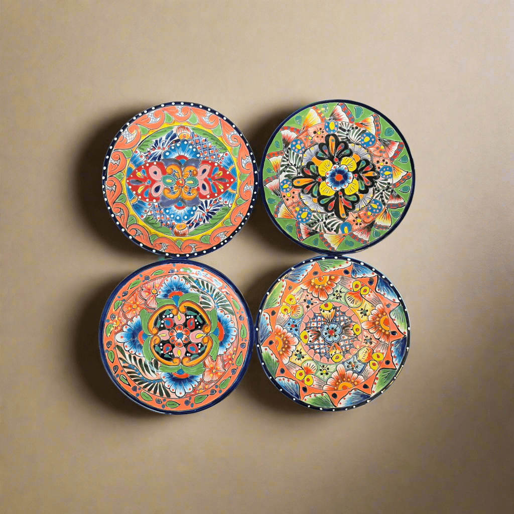 8" Talavera Ceramic Dinner Plate | Authentic Mexican Dinnerware