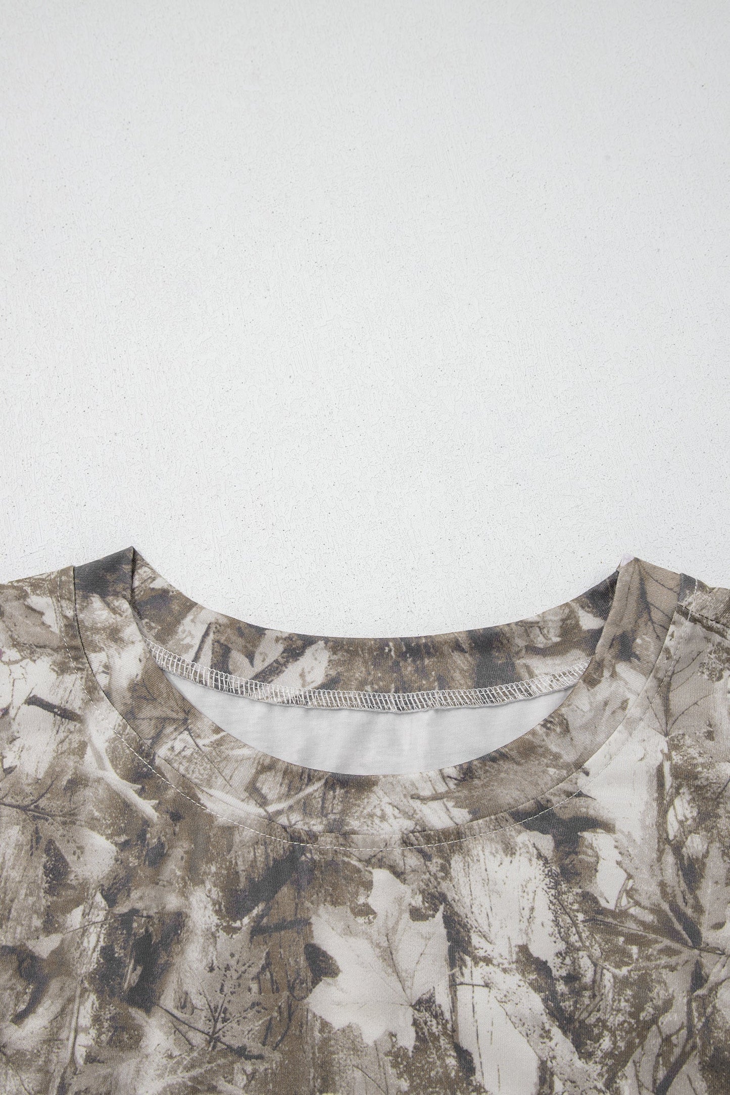 Plus Size Woodland Camo Short Sleeve T-Shirt
