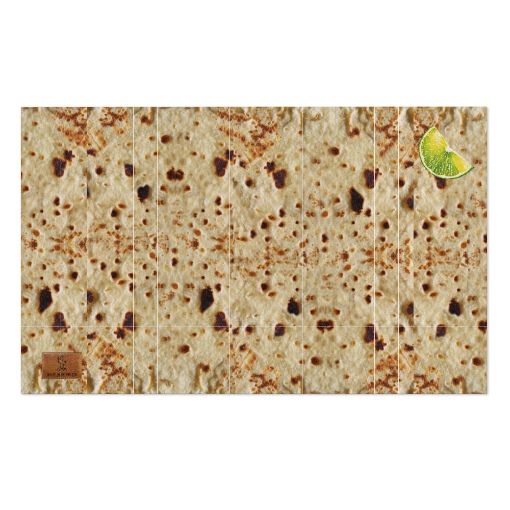 Tortilla & Lime Print Beach Towel