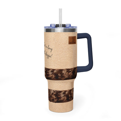 Andouille Wrap Get A-Long Little Doggie Vacuum Thermal Tumbler, 40oz