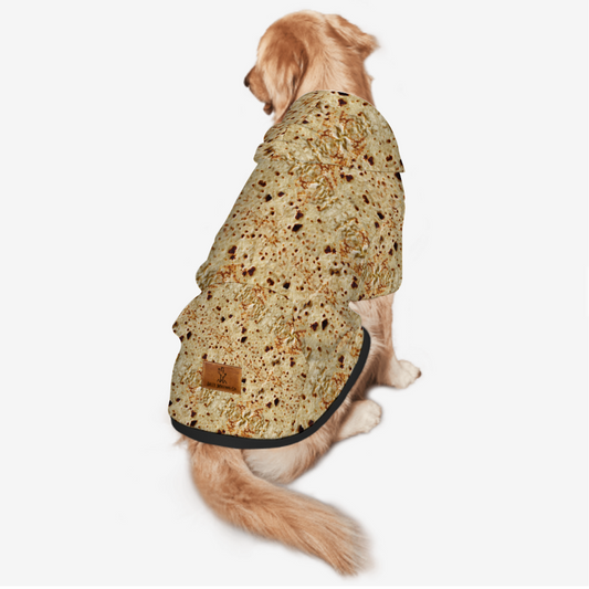 Tortilla Print Lime Pet Hoodie