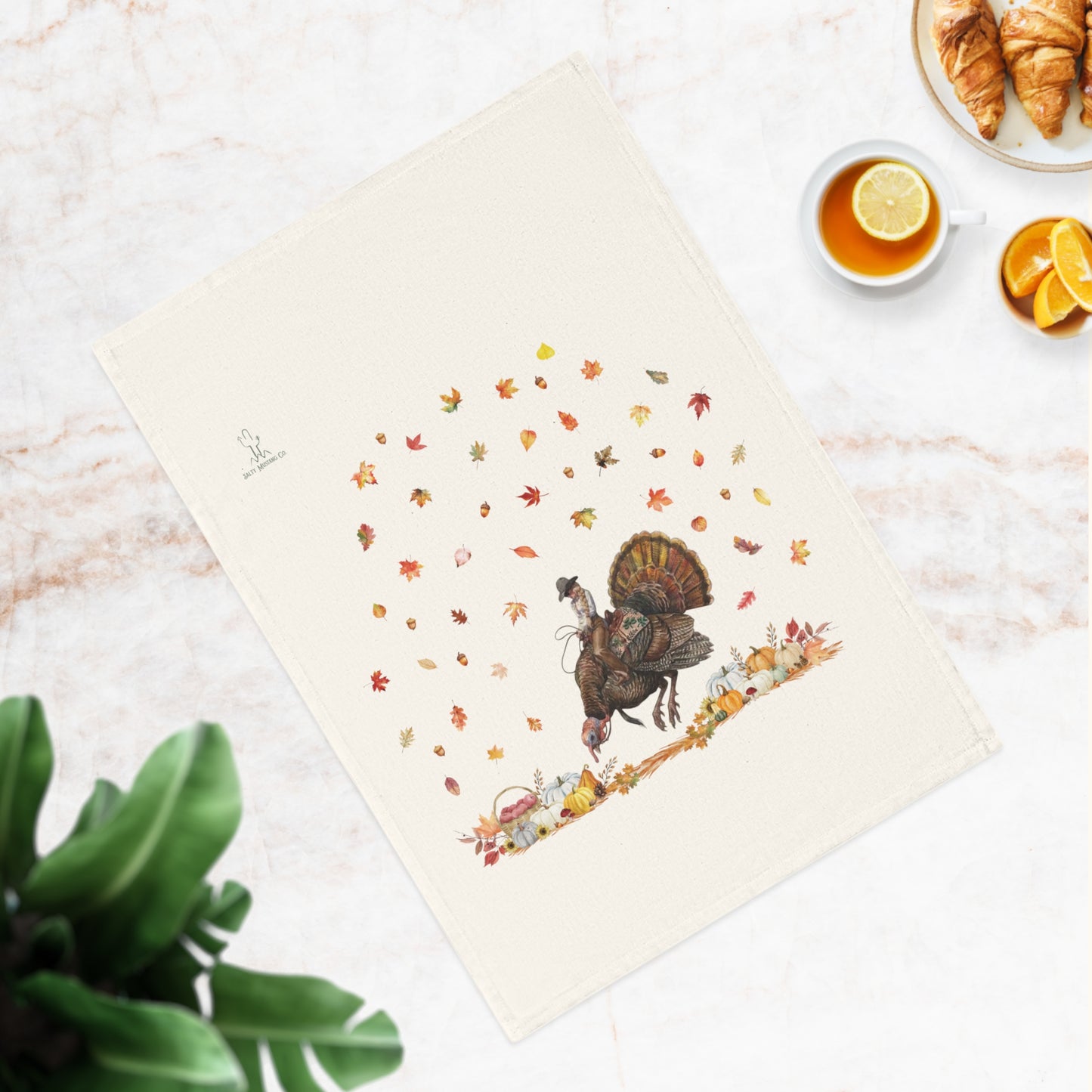 Wild Turkey Organic Cotton Tea Towel