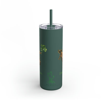 Dublin, Texas Bronc Rider Shamrock Matte Tumbler, 20oz