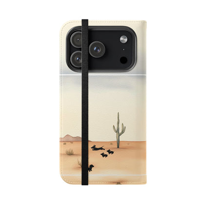 Salty Mustang Co. Lady Puncher Flip Wallet Phone Case (Samsung & iPhone)