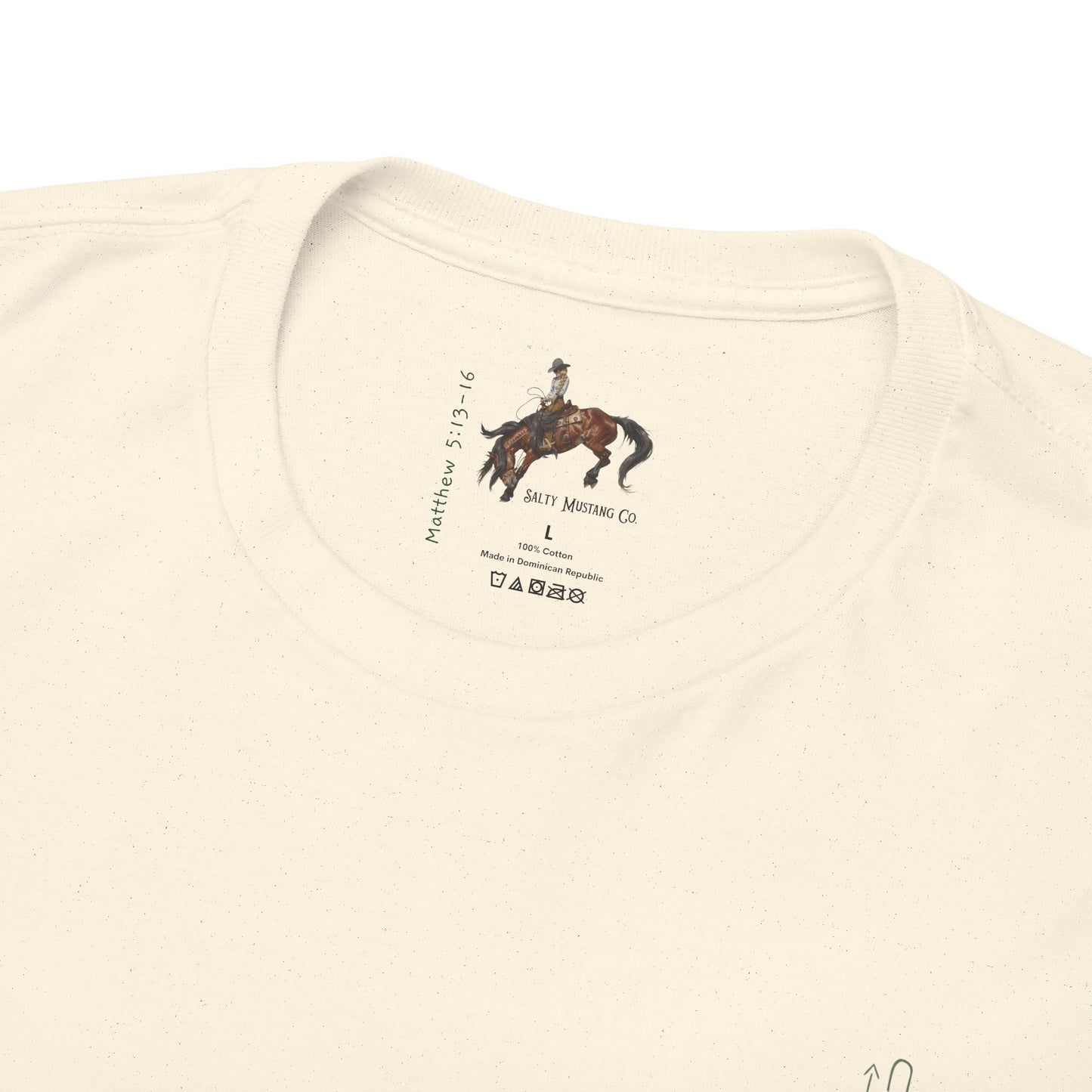 Dublin, Texas Shamrock Bronc Rider Unisex Heavy Cotton Tee