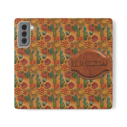 Customizable Mustang Brand Wallet Flip Phone Case (iPhone and Samsung)