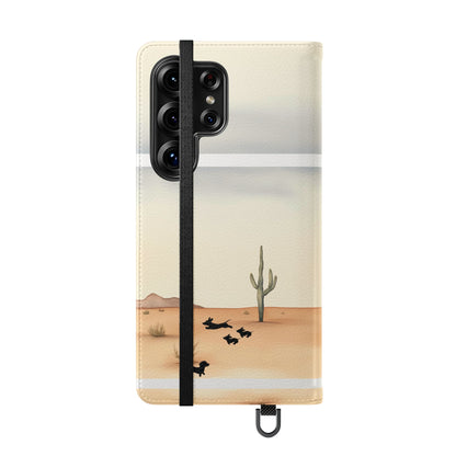 Salty Mustang Co. Lady Puncher Flip Wallet Phone Case (Samsung & iPhone)
