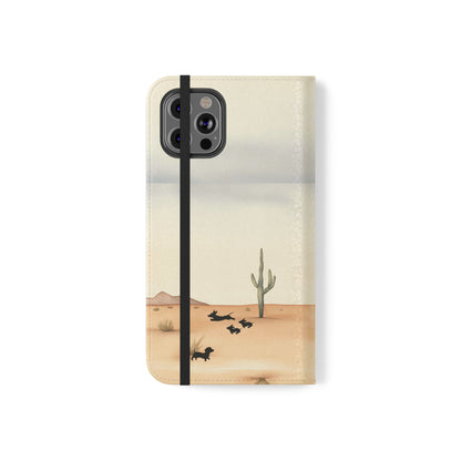 Salty Mustang Co. Lady Puncher Flip Wallet Phone Case (Samsung & iPhone)