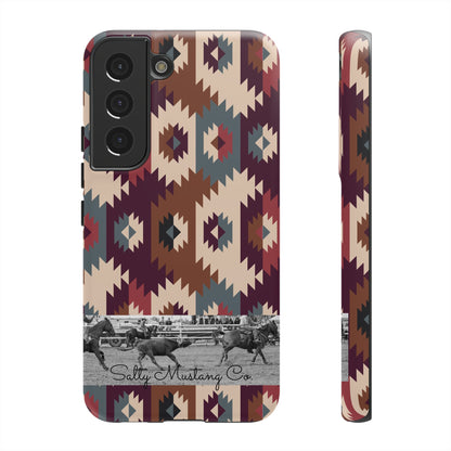 Southwest Pattern Team Roper Band Samsung Tough Cases