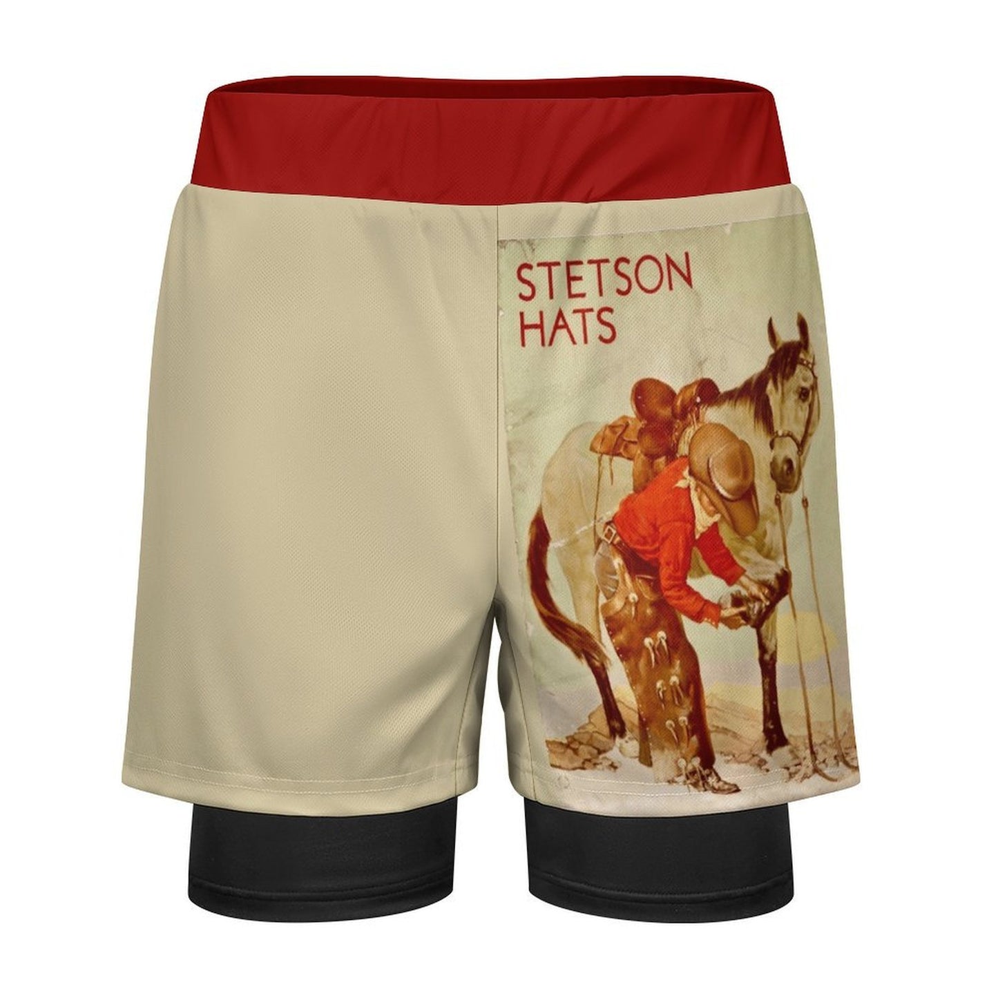 Throwin’ Shoes Vintage Poster Sports Beach Shorts