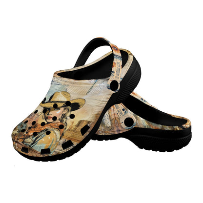 Pretty & Punchy Salty Clogs (Adult:Black)