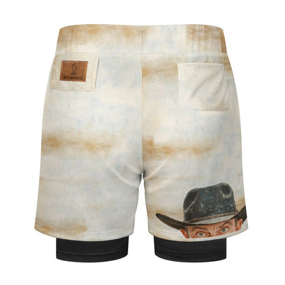 Peekaboo Sports Beach Shorts