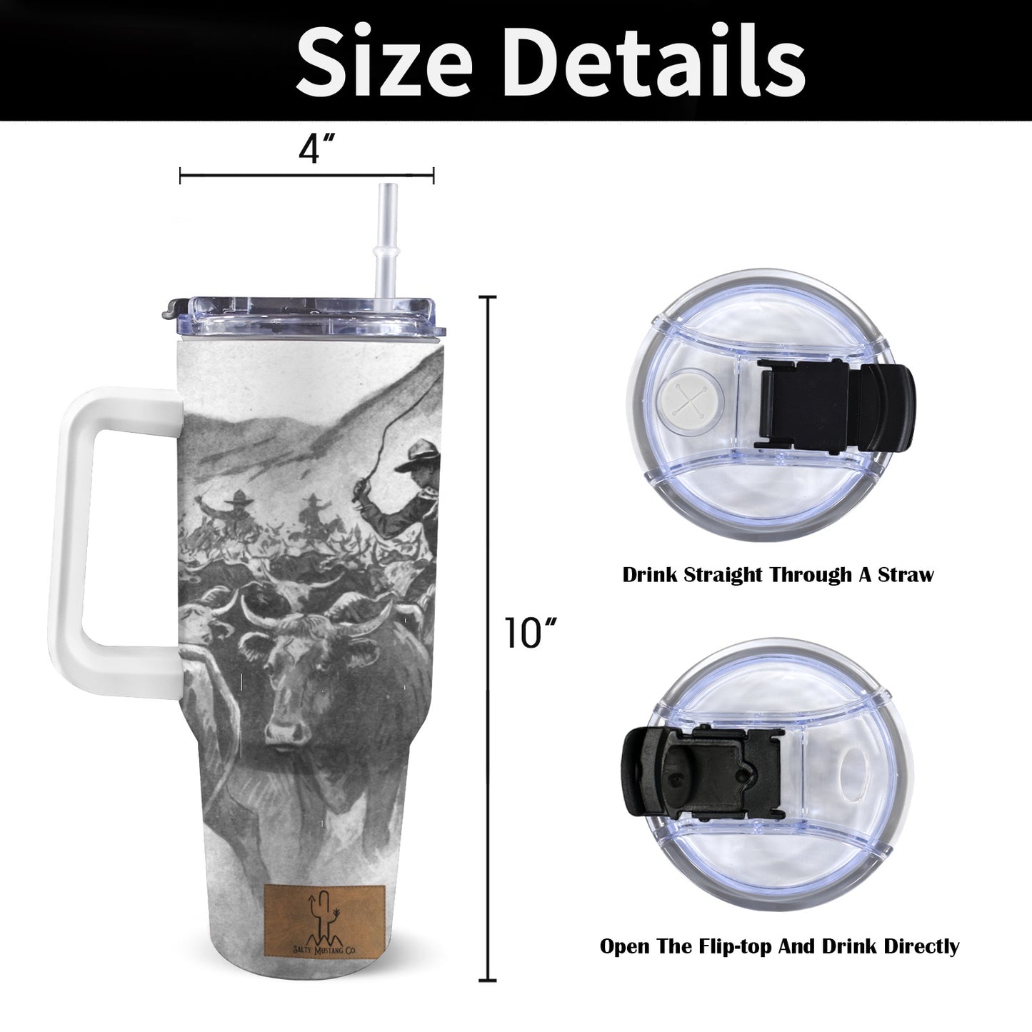 Cattle Drive 40 oz Tumbler