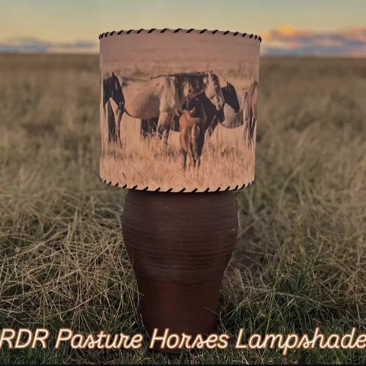 Pasture Horses Lampshade